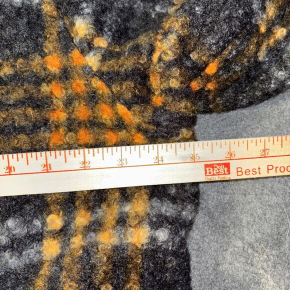 Ava & Viv Women’s Sz 2X Rust Plaid Stadium Length Shacket Coatigan NWT - Picture 6 of 8